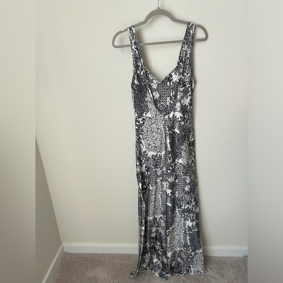 FP Intimately Black & White Slip Maxi Dress - Picture 4 of 5